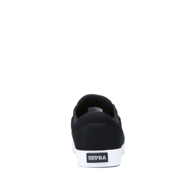 Womens Supra Low Top Shoes STACKS II VULC Black/Black/white | AU-28953